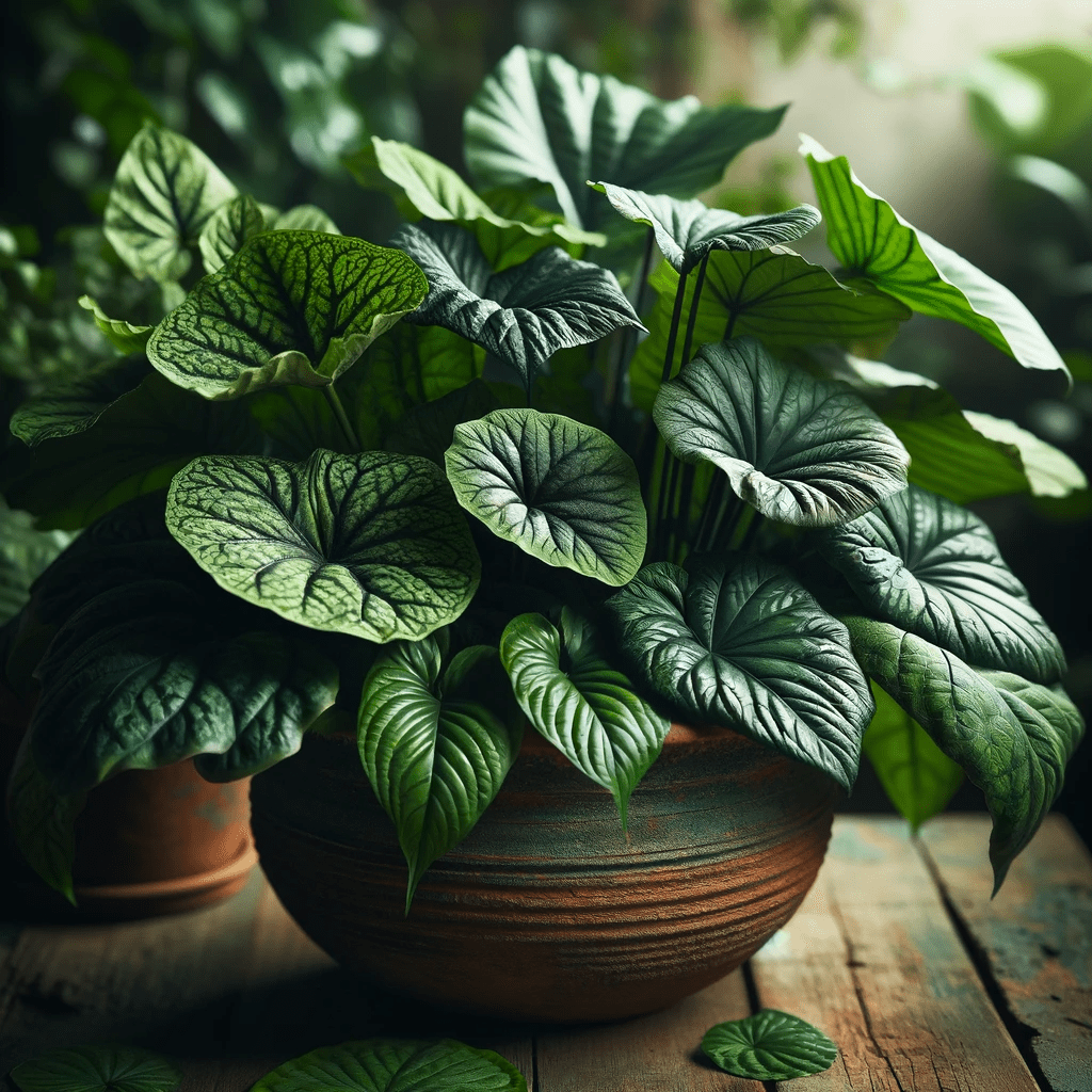 Leaves in Pot