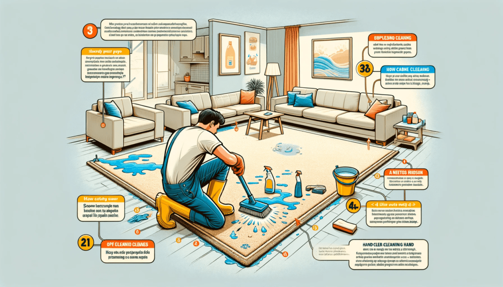 How to Clean a carpet by hand